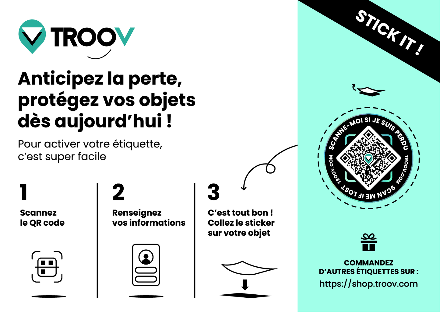 A self-adhesive and ultra-resistant QR code label